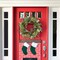 Pre Lit Christmas Wreath for Front Door Lighted Green (18" Battery Powered #01) 8"D x 18"W x 18"H